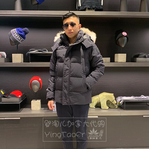 canada goose Wyndham 加拿大鹅短款派克大衣羽绒服男款正品3808M