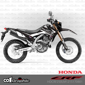 170801适用本田HONDA CRF250L/M 12-20越野摩托车改装贴花贴纸