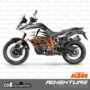 180720适用于KTM 1050/1090/1190 ADVENTURE/R拉力摩托车贴花贴纸