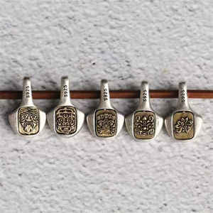 S925纯银藏式扎基拉姆卡子侧挂藏族白哈尔王大黑天天禄白玛小卡子