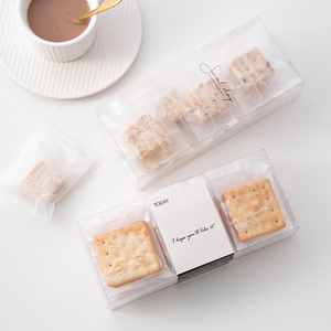 长条透明PET雪花酥 牛轧饼干包装盒 玛德琳 费南雪塑料牛轧糖盒子