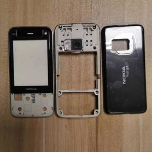 适用诺基亚NOKIA N81手机外壳 含前壳 镜面 后壳 后盖 黑色