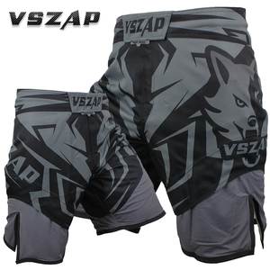 VSZAP综合格斗短裤MMA运动跑步UFC健身搏击训练泰拳击专业比赛男