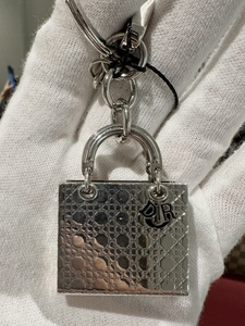 A53150 日本中古奢侈品 Dior 戴妃包 钥匙挂件 包包挂件