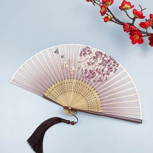 扇子折扇 中国风 夏季随身古风折叠小扇子古代汉服旗袍跳舞蹈扇子