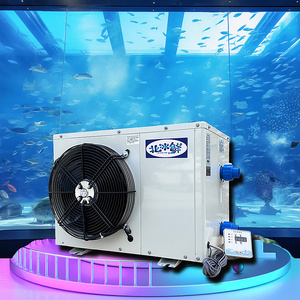变频海鲜鱼缸制冷机鱼池冷水机水产养殖自动恒温商用一体机北冰鲜