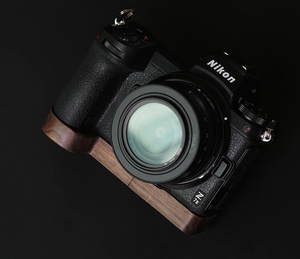 尼康Z5 Z6ii Z7II相机手柄 Z6 Z7超轻黑檀木保护底座 加厚手感++