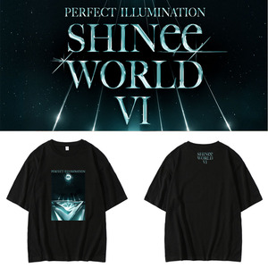SHINee演唱会PERFECT ILLUMINATION同款宽松纯棉短袖衣服短袖T恤