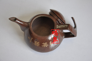 木鱼石茶壶茶具精品木鱼石茶具，木鱼石精品如意茶壶石壶