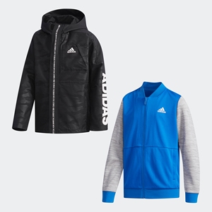 Adidas/阿迪达斯正品男大童装秋季新两件套运动服外套DY9244 9245