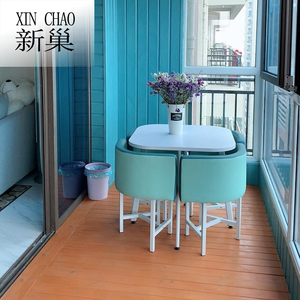 阳台茶桌椅组合小茶艺桌小型休闲简约现代家用北欧创意北欧风格