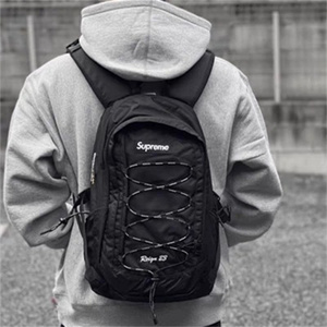 supreme 22ss backpack 男女双肩包旅行背包电脑包学生书包休闲包