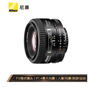 现货 国行 尼康50mm f/ 1.4D定焦镜头人像大光圈50 1.4d虚化镜头