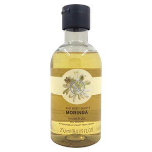 美体小铺MORINGA SHOWER GEL辣木花沐浴露250ml保湿滋润改善肤质