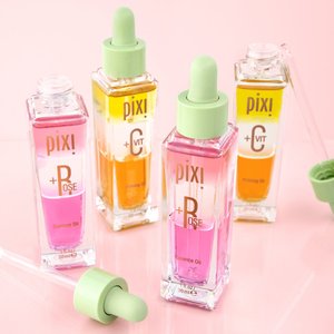 现货 PIXI +C VIT维C/+Rose玫瑰三色分层妆前护肤油30ml Priming