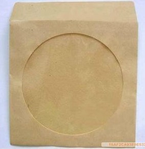 12厘米牛皮纸光盘纸袋 CD纸袋 光碟光盘保护纸袋 100张