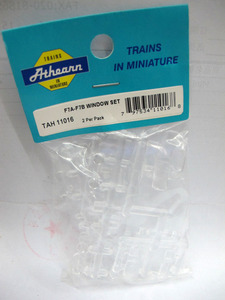 美国ATHHEARN火车模型配件 F7A F7B HO比例火车车窗玻璃塑料整套