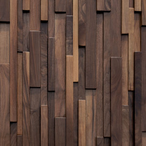 黑胡桃木原木实木木质3d马赛克木条木线条电视背景墙墙面装饰材料