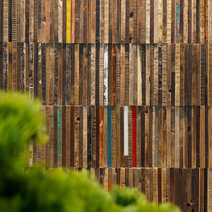古老船木马赛克细木条风化条风化面彩色背景墙小木条木头船木墙面