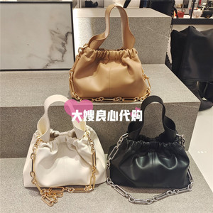 CHARLES＆KEITH褶皱小CK2-10151077/10151320斜挎手提云朵包女包