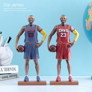 篮球球星玩偶模型手办公仔装饰品摆件创意詹姆斯杜兰特送男生礼物