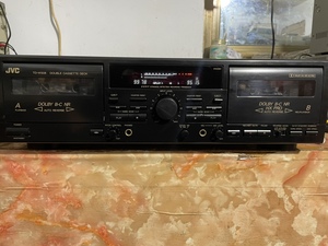 220V二手 JVC TD-W308双卡卡座 磁带录音机