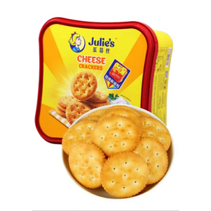 马来西亚原装进口零食饼干Julie＇s/茱蒂丝特脆乳酪饼干400g/盒
