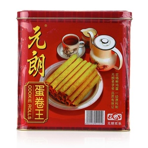 香港元朗蛋卷王908g鲜鸡蛋卷休闲零食礼罐充饥早餐下午茶点（易碎