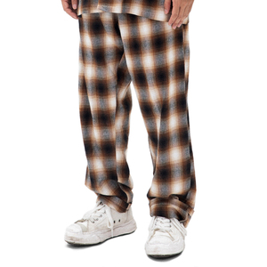 SOUTHFINESS - MOON BEAMS - HOMEWEAR 数码贴布磨毛格纹睡裤套装