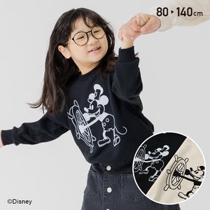 日本迪士尼 disney 2023秋 儿童亲子装运动卡通船长米奇圆领卫衣