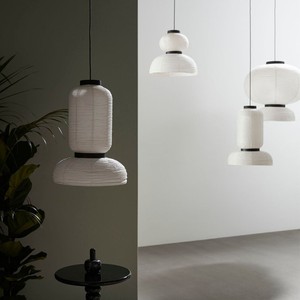 日式侘寂风餐厅吊灯宣纸和纸灯主卧室灯丹麦&tradition设计艺术灯