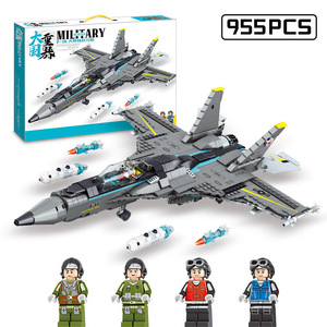 新款明迪K0188军事F18大黄蜂战斗机模型小颗粒积木拼装玩具男孩子