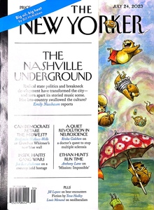 美国原版杂志 The New Yorker 纽约客2023年7月24日第31期
