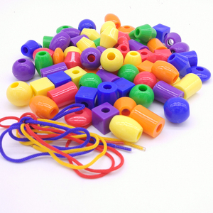 包邮 儿童玩具积木早教绳子穿珠子绕珠串珠玩具幼儿园玩具