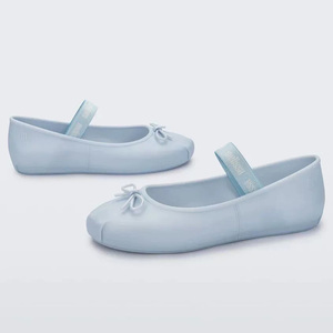 巴西梅丽莎2024新款女鞋 夏季蝴蝶结甜美果冻鞋芭蕾鞋平底单鞋