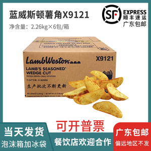 蓝威斯顿葱味薯角X9121 冷冻油炸小吃香葱味薯角薯块