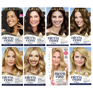 英国进口CLAIROL 伊卡璐NICE`N EASY好易染染发膏剂8色可选 黑-金