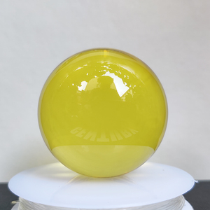 纯手工彩色K9水晶玻璃球人造红色黄色蓝色桌面球家居创意摆件送礼