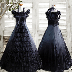 维多利亚时期哥特式公主洋装Lolita洛丽塔晚会连衣裙cosplay服装
