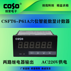 创索CSCT6-P61A六位智能计数器 六位计米器 光栅表 长度测量表