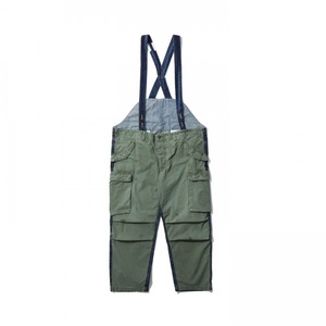 订货 MADNESS DUAL DUNGAREE 日产拼接背带裤 撞色 余文乐 20SS