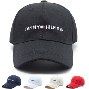欧美Tommy Hilfiger潮牌汤米男士运动纯棉棒球帽女遮太阳鸭舌帽子