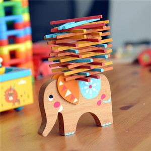 MiDeer弥鹿 大象平衡彩棒平衡木儿童协调力益智游戏家庭亲子玩具
