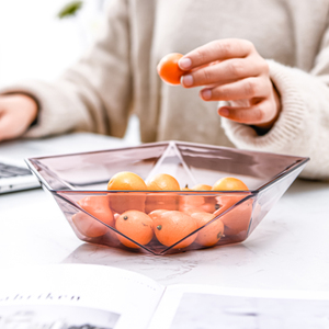 轻奢简约塑料水果盘糖果零食小吃盘碟子欧式盘子客厅家用创意