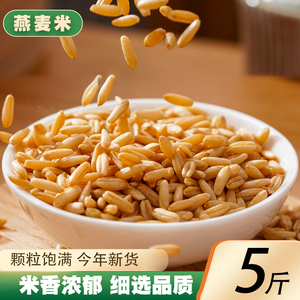 燕麦米5斤新货 农家自种燕麦仁荞麦米全胚芽八宝粥米五谷杂粮粗粮