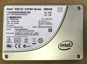 Intel/英特尔S3500 S3520 480G 企业级SSD固态硬盘 SSDSC2BB480G4