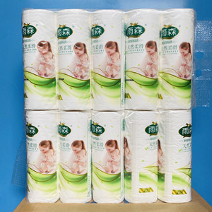 雨森卫生纸200克独立包装10卷超长款母婴家用柔纸巾月子纸月经纸.