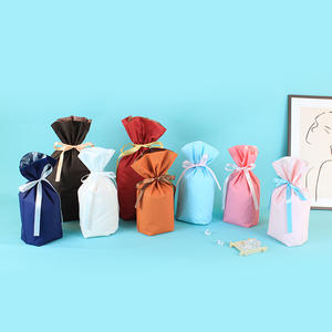 新年礼物包装袋双层束口袋新年礼品袋塑料春节福袋糖果袋