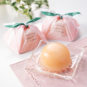 在途日本进口三越伊势丹 冈山名果  清水白桃布丁果冻礼盒4种口味