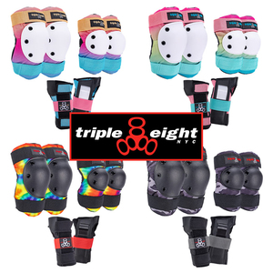 Triple8美国进口滑板轮滑护具成人儿童专业T8护膝888护肘六件套